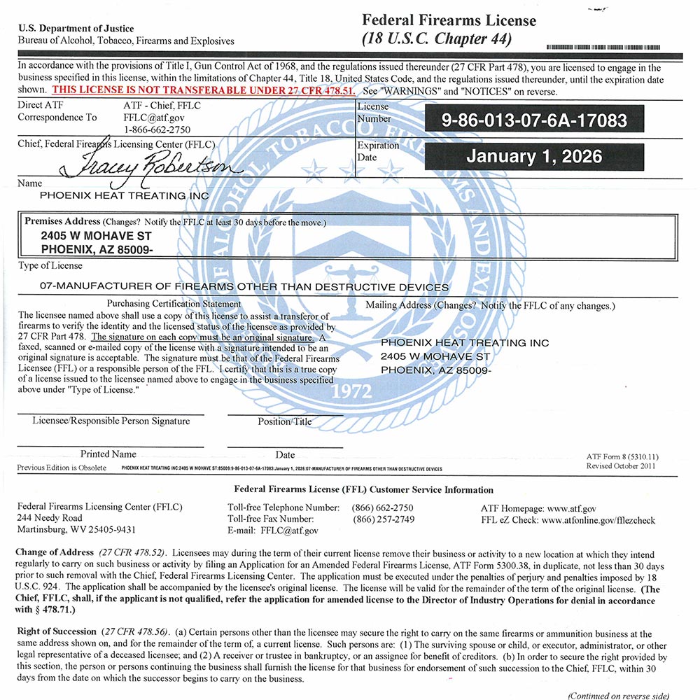 Phoenix Heat Treating